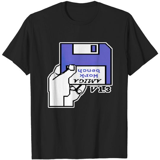Discover Amiga Workbench - Insert Disk - Amiga - T-Shirt