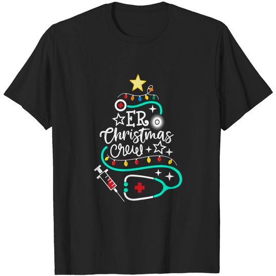 Discover ER Christmas Crew Emergency Room T-Shirt