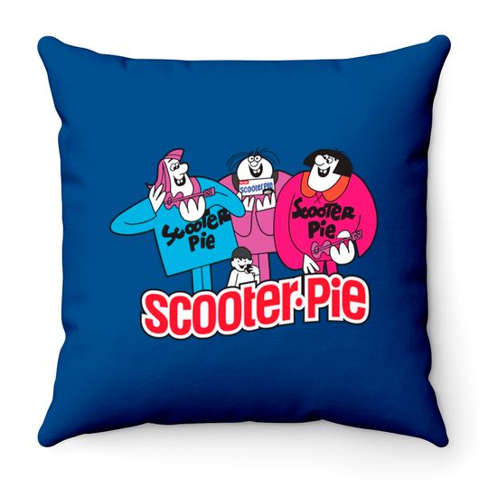 Discover Scooter Pie - Scooter Pie - Throw Pillows