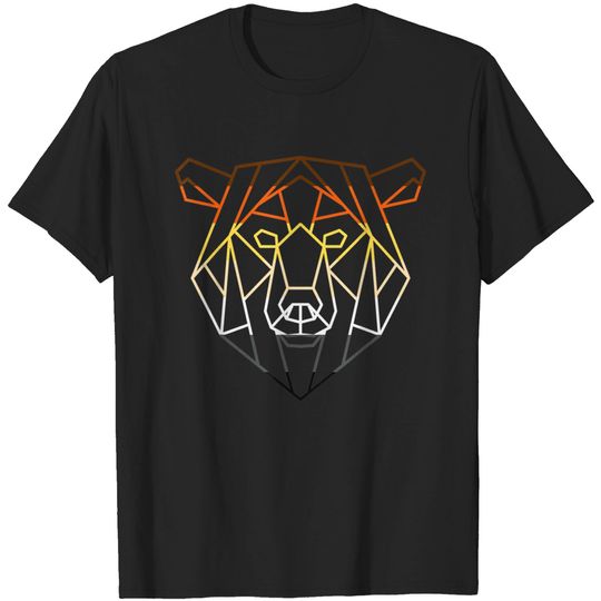 Discover Bear Geometric T-Shirt For Gay Pride Month