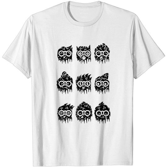 Discover cream character bw - Ice Cream - T-Shirt