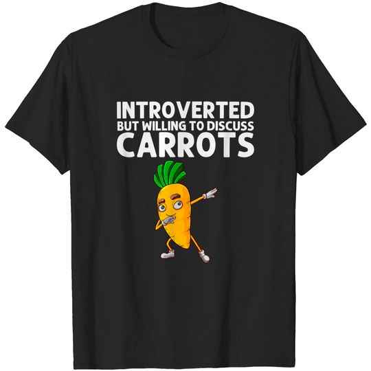 Discover Womens Funny Carrot Gift For Men Women Vegan Farm Vegetable Plant T-shirt