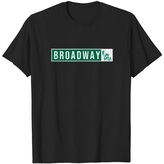 Discover Musical Theater Broadway Street Sign T Shirt