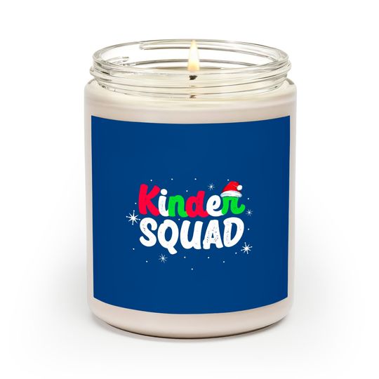 Discover Kinder Squad Kindergarten Teacher Team Matching Christmas Scented Candles