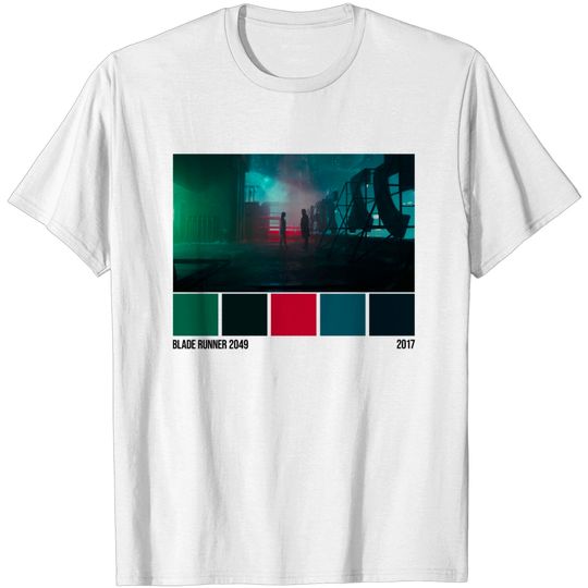 Discover Blade Runner 2049 Color Palette - Movie Art - T-Shirt