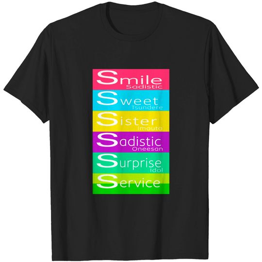 Discover Blend S - Smile Sweet Sister Sadistic Surprise Service Anime Gift - Blend S - T-Shirt