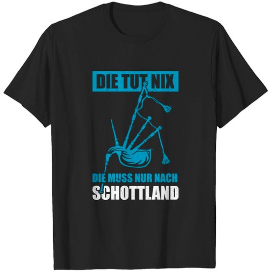 Discover Scotland Bagpipe Scottish - Scotland - T-Shirt