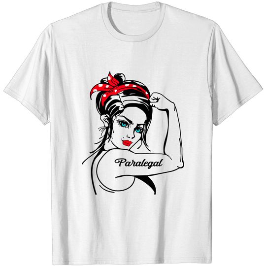 Discover Female Paralegal Rosie The Riveter Pin Up T Shirt