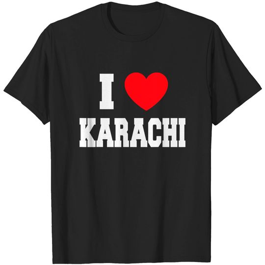 Discover I Love Karachi T-Shirt