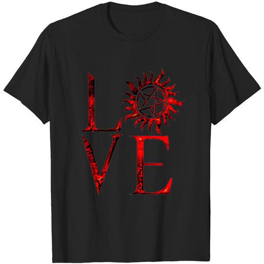 Discover LOVE SPN - Supernatural - T-Shirt