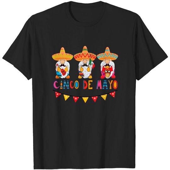 Discover Cute Funny Cinco De Mayo Gnome Mexican Fiesta Party 2022 T-Shirt