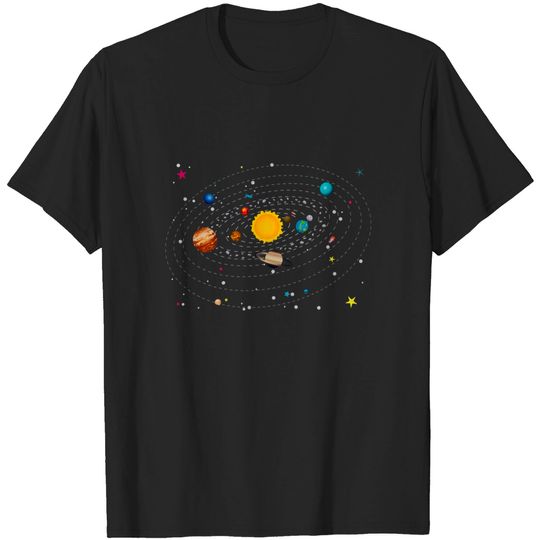 Discover Planets of Solar System - Solar System - T-Shirt