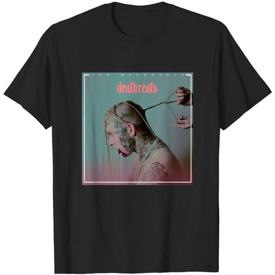 Discover Tom Macdonald Deathreats Head With Tattoo Shirt.