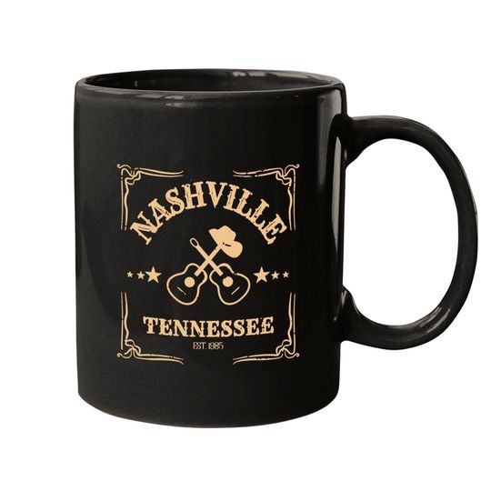 Discover Nashville Vintage Style Unisex Mug