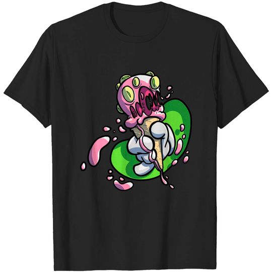 Discover Eyes Scream - Strawberry - Ice Cream - T-Shirt