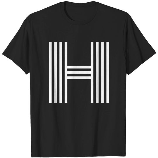 Discover Stylish Uppercase Letter H T-Shirt - Unique Gift