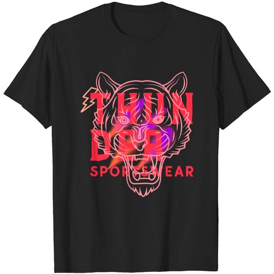 Discover Thunder Sports Wear Tiger Design - Thunder - T-Shirt