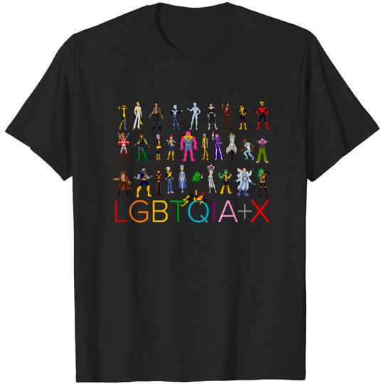 Discover LGBTQIA+X - Lgbt Community - T-Shirt