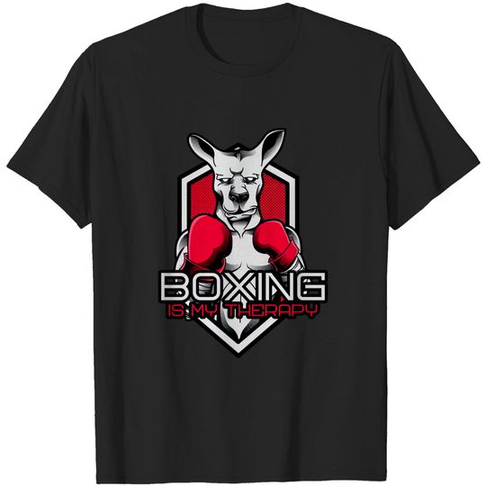 Discover Boxing Is My Therapy - Boxing Is My Therapy - T-Shirt