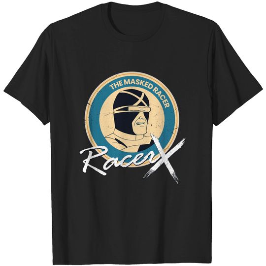 Discover the masked racer x blue emblem - Racer X - T-Shirt