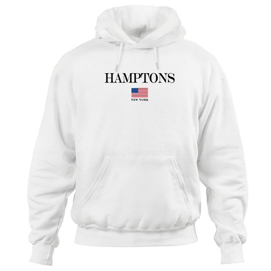 Discover The Hamptons New York Hoodie American Flag