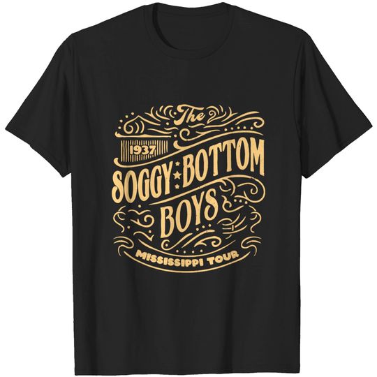 Discover The Soggy Bottom Boys 1937 Mississippi Tour - vintage logo - O Brother Where Art Thou - T-Shirt