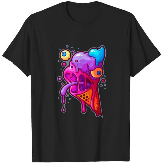 Discover Terror Cone - Ice Cream - T-Shirt