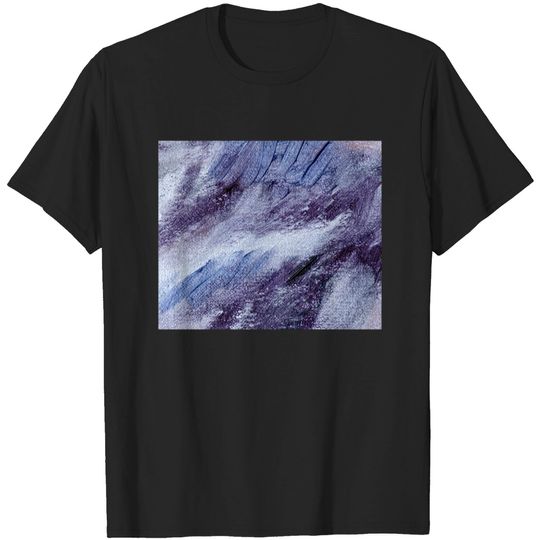 Discover Abstract Oil Painting Very Peri 11c1 - Abstract - T-Shirt