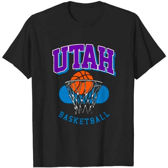 Discover Vintage Utah Basketball - Jazz - T-Shirt