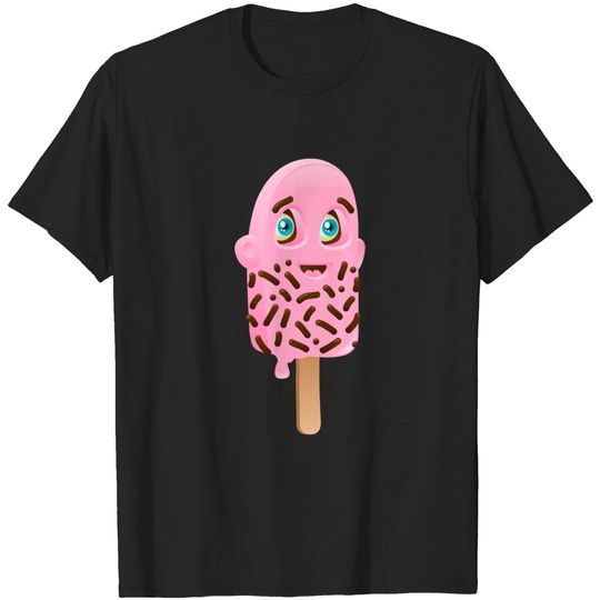 Discover Pink Ice Cream - Ice Cream - T-Shirt