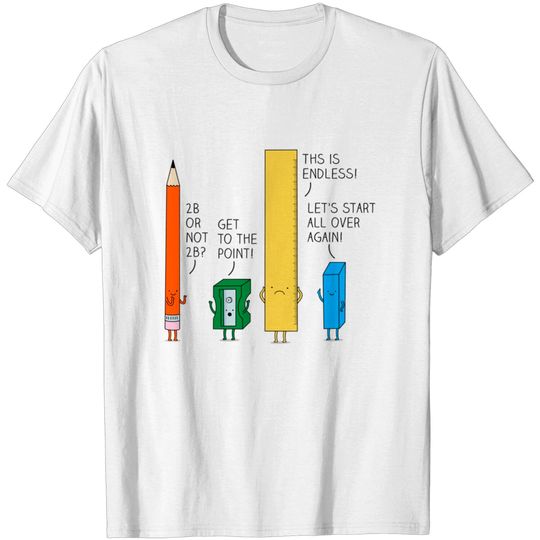 Discover Confused pencil - Pun - T-Shirt