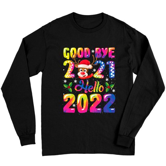 Discover Goodbye 2021 Hello 2022 Merry Christmas Long Sleeve