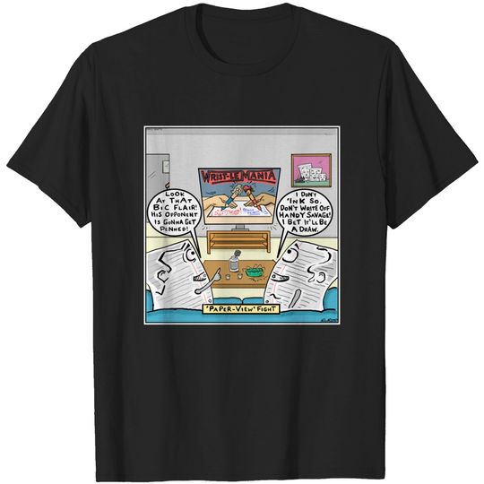 Discover Paper View Fight - Wrestling Gifts - T-Shirt