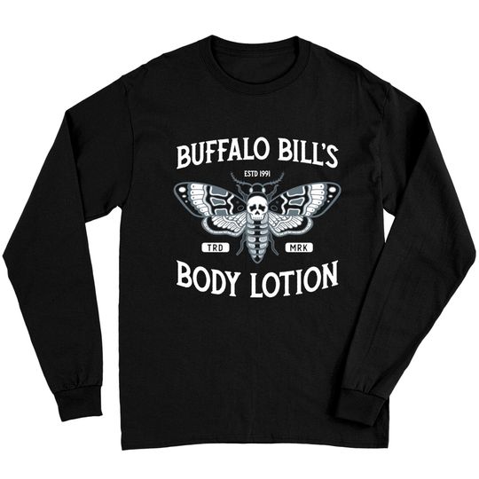 Discover Goth Body Lotion - Deaths Head Moth - Vintage Horror Long Sleeve