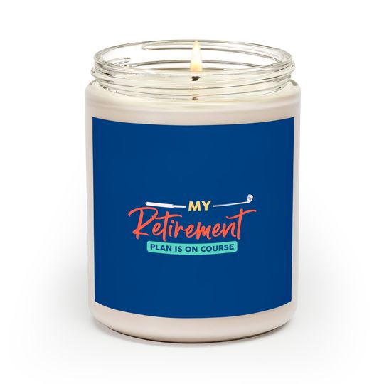 Discover My Retirement Plan is on Course Golf Scented Candles