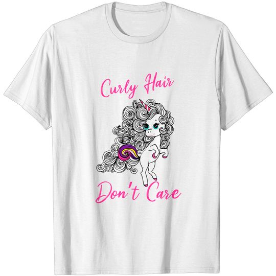 Discover Curly Hair Don't Care T-shirt