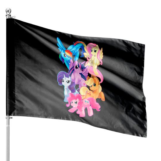 Discover The Mane 6 - My Little Pony - House Flags