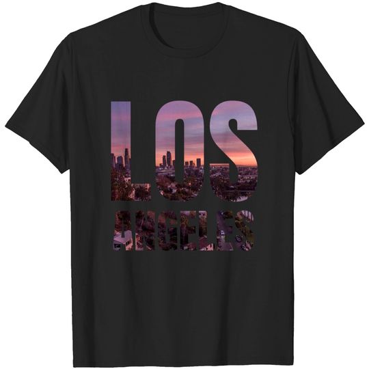 Discover Los Angeles Skyline LA T Shirt