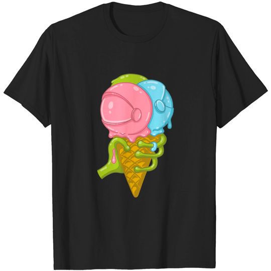 Discover SPACE ICE CREAM - Ice Cream - T-Shirt