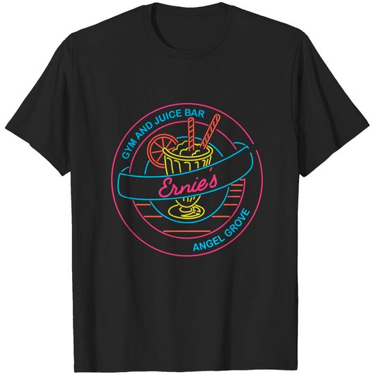 Discover Ernie's Youth Center Gym and Juice Bar - Power Rangers - T-Shirt