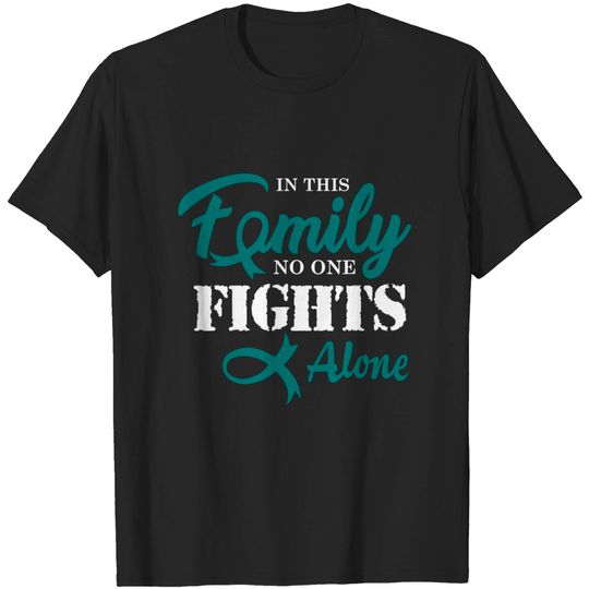 Discover Ovarian Cancer Fight Cancer Ribbon T-Shirt