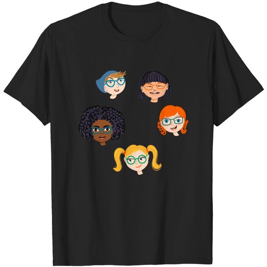 Discover Multiethnic children collection. - Kids Character - T-Shirt