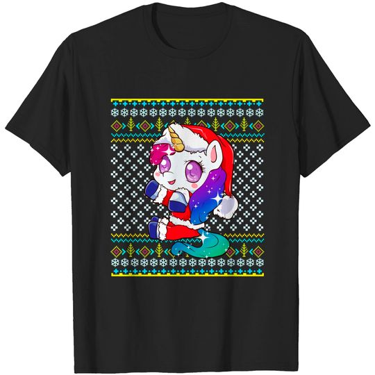 Discover Unicorn Ugly Christmas Sweater - Unicorn Ugly Christmas Sweater - T-Shirt