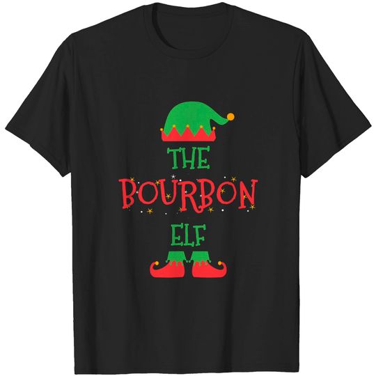 Discover The Bourbon Elf Christmas Family Matching Group T-Shirt