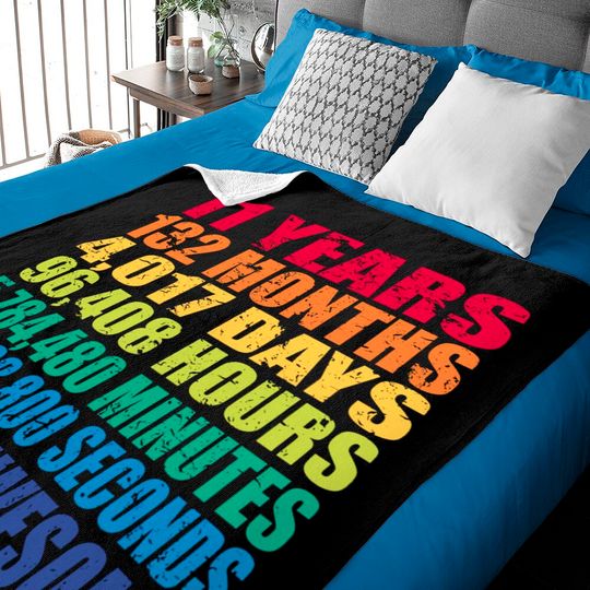 Discover 11th Birthday, For Kids, Boys & Girls, Cool 11 Years Old Pullover Baby Blankets