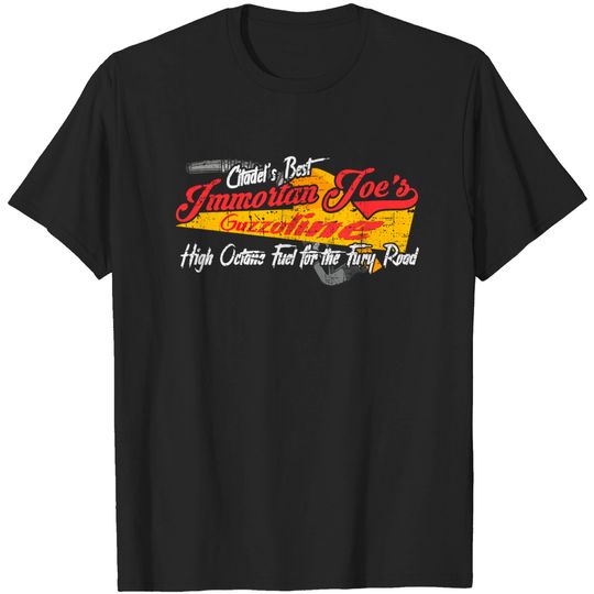 Discover Immortan Joe's Guzzoline from Mad Max Fury Road - Mad Max - T-Shirt
