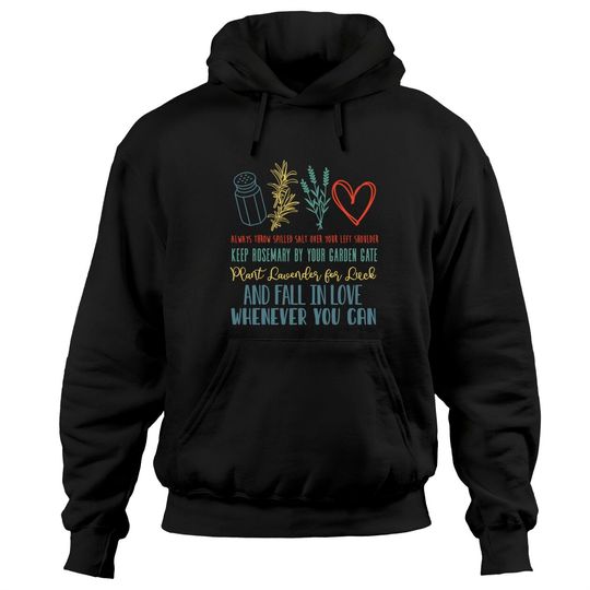 Discover Always Throw Spilled Salt Practical Magic Inspirational Hoodie