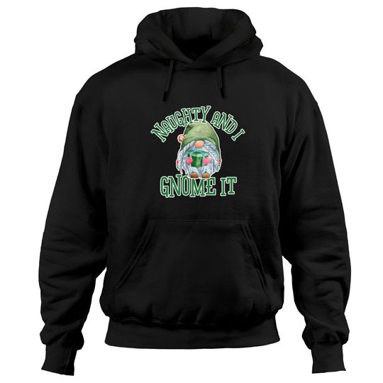 Discover Naughty And I Gnome It Pullover Hoodie