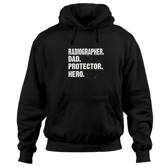 Discover Protector Hero Radiology Dad Pullover Hoodie
