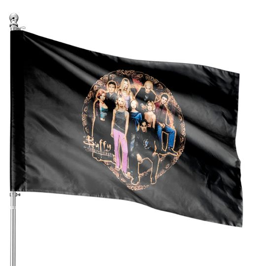 Discover Vintage Buffy The Vampire Slayer House Flags